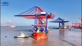 Zhenhua 35 departed from ZPMC Changxing, carrying a shipment of port equipment destined for Türkiye.