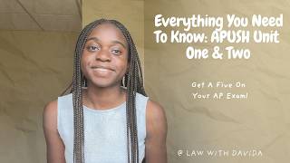 How to Pass APUSH Units 1 2 1491 1754 Ultimate Study Guide