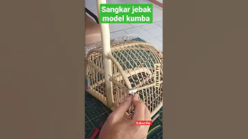 Sangkar jebak model Kumba untuk kelas kacer dan burung petarung lainnya