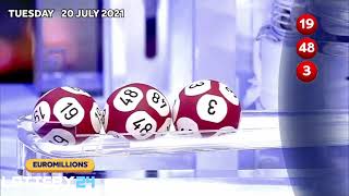 EuroMillions Draw and Results July 20,2021