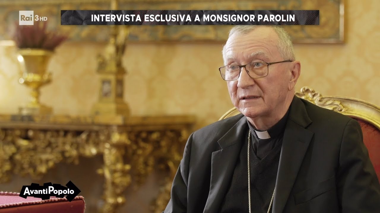 Intervista esclusiva a Monsignor Parolin - Avanti Popolo 17/10/2023