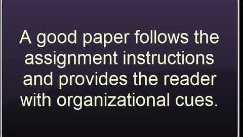 Basic Paragraph Structure Example 1