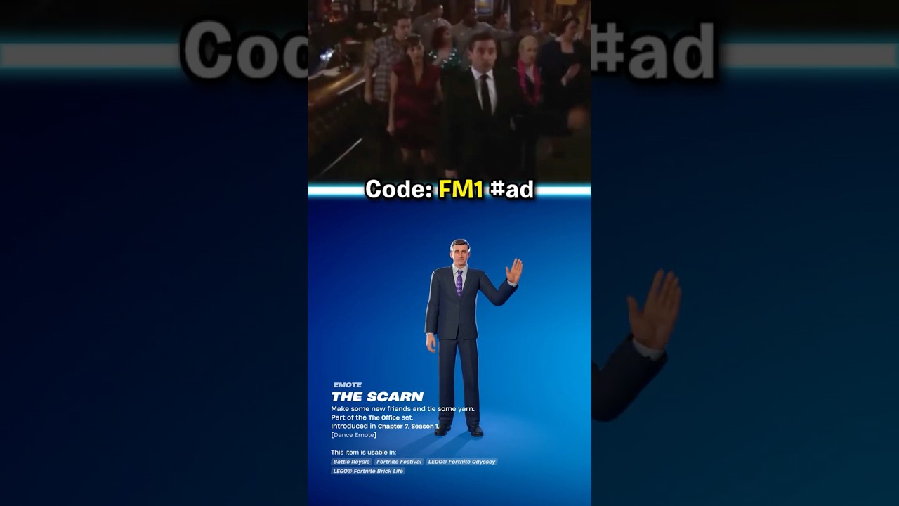 Fortnite THE SCARN Emote Vs. The OFFICE! 💼 (Original)