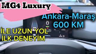 Mg4 Luxury Ile 600 Km Ankara - Maraş Uzun Yol Kaç Şarj ?? 😱​😱​😱​