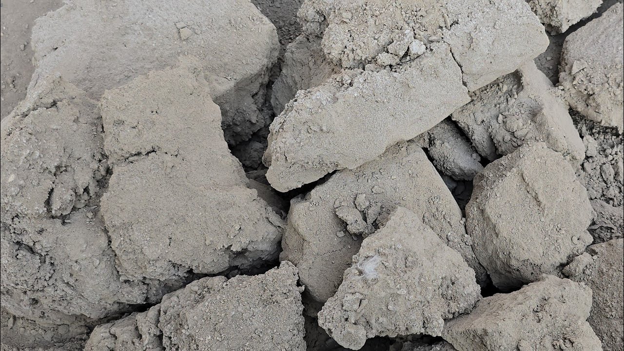 ASMR: New || Pure Mud Mix Grains Dry Floor Clay Pot Crumbling #relaxingsounds #clay #asmr