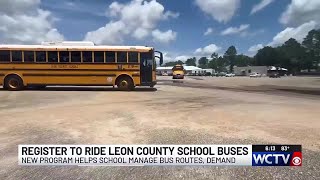 Leon County Schools now requiring parents to register their kids to ride the school bus
