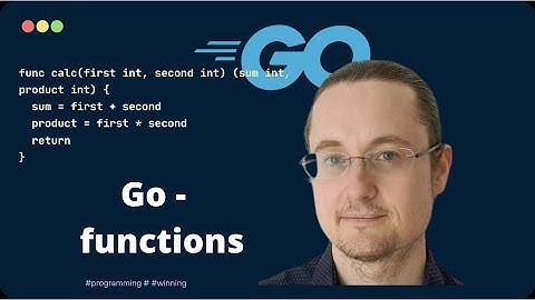 [8] Go/Golang #functions #tutorial, from the beginning #beginners