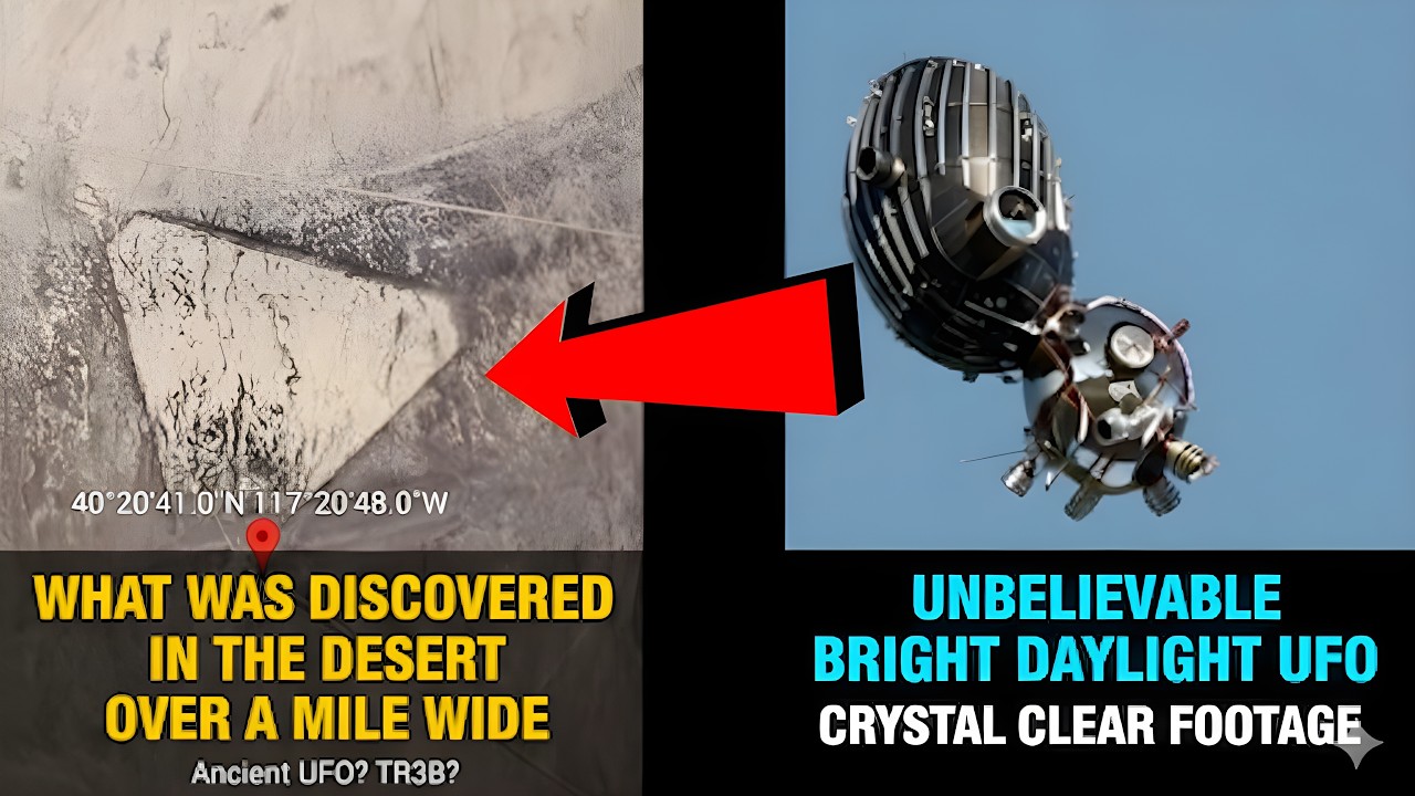 Did We Just Discover A MILEWIDE TR-3B In Nevada? CRAZY CLEAR UFO Caught On Video!