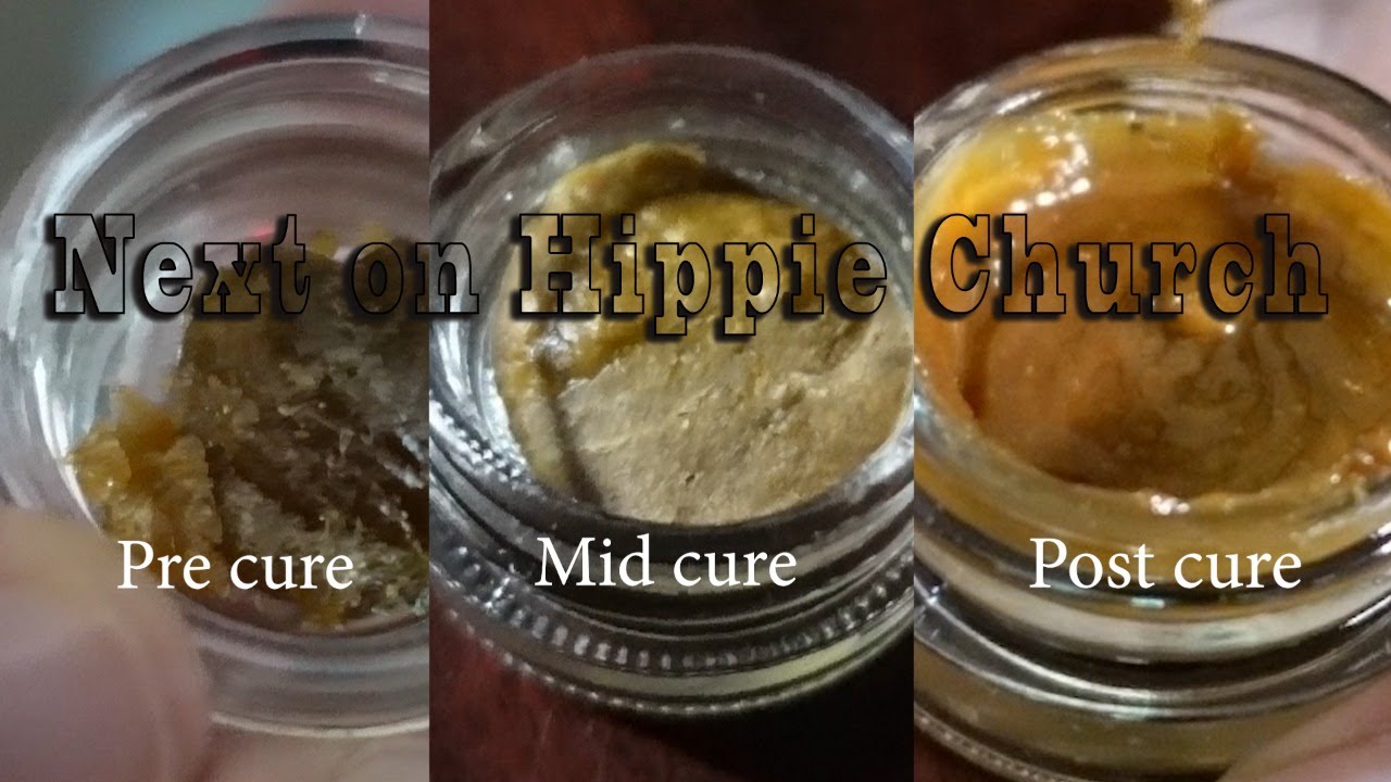 Curing Northern Lights Rosin on Hippie Church