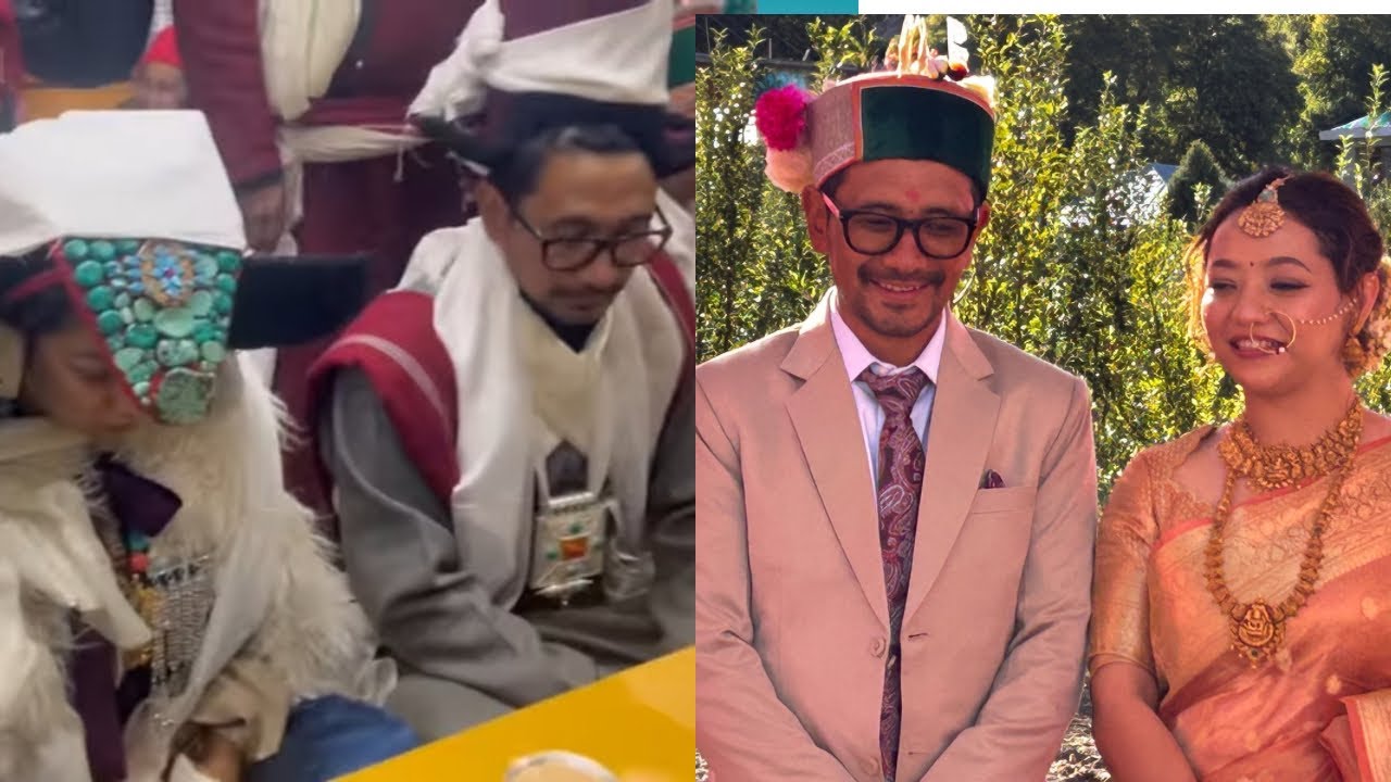 A marriage between a Kinnauri girl and a Ladakhi boy is a beautiful example of intercultural unity.