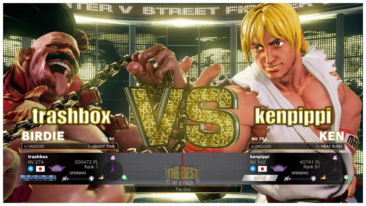 SFV AE - trashbox (Birdie) VS kenpippi (Ken) - RANKED MATCHES - Season 3