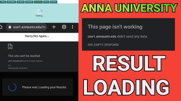Anna University Results Loading Problem⚠️ & Solutions💯 | Engineering Results Loading 😧| Sem Results