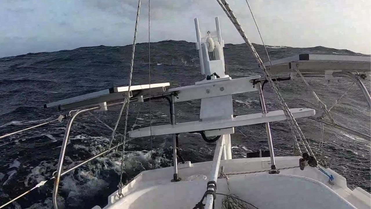 Ep 24, 1100Nm Solo Ocean Passage, Small Boat,, 2 Year Circumnavigation, Series Drogue, PART 8