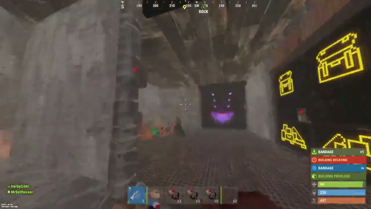 When you get raided in Rust but only have a Bolty #rust