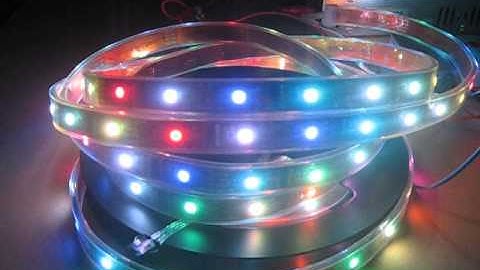 LPD8806 addressable digital led strip.AVI