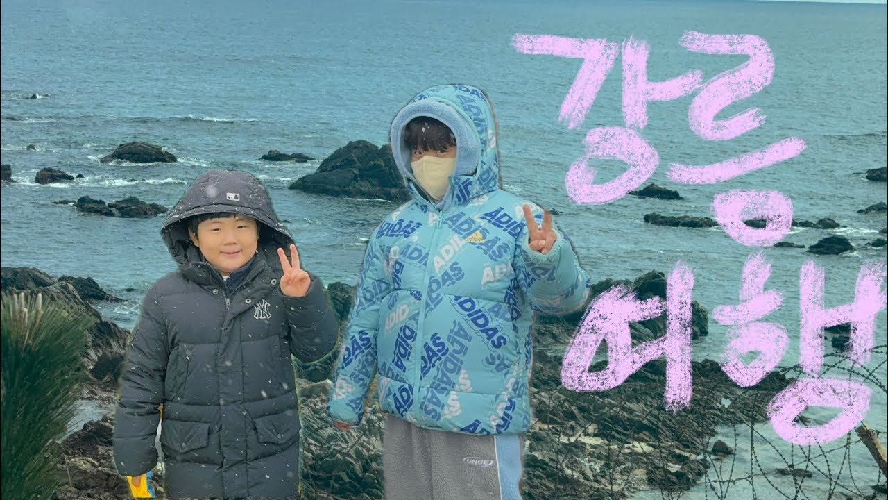 2026년 2월23일 ~ 25일 강릉여행 / 강릉현대장칼국수 / 강릉중앙시장 / 대관령눈꽃마을눈썰매장 / 강문해변 / 하운드호텔