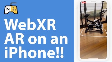WebXR AR on an iPhone!!