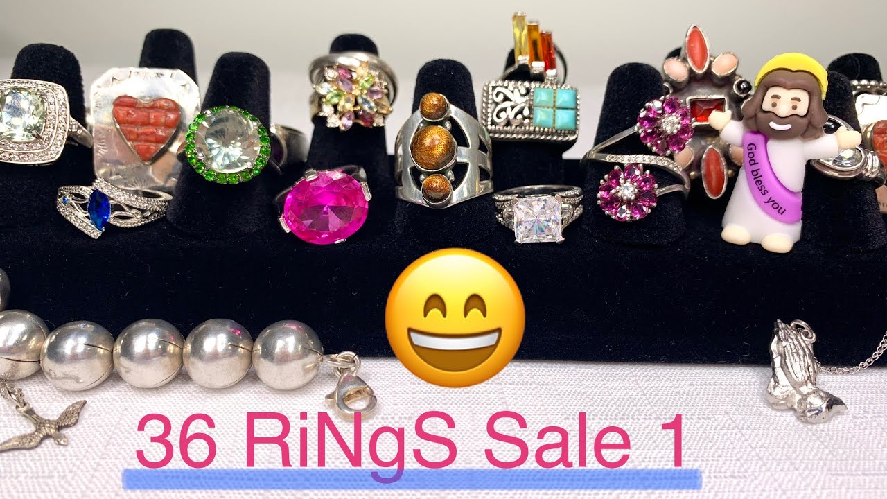 😄 Распродажа 36 колец, эпизод 1 💖 Рубины! Топазы! И многое другое! 