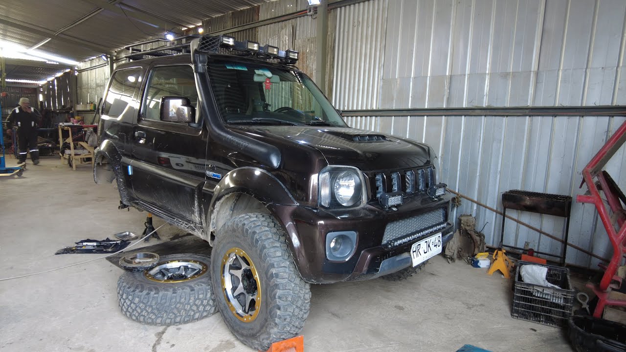 Cambio de rodamientos posteriores y calibración de coronas (explicado) Suzuki Jimny