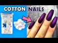 3 DIY - HOW TO MAKE FAKE NAILS FROM COTTON AT HOME - 3 DIFFERENT WAYS - And How to Remove Them