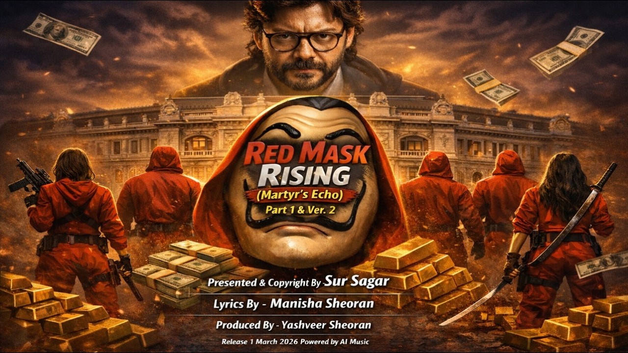 Red Mask Rising (Martyr’s Echo) | Part 2 | Song Inspired By Money Heist Webseries | By Manisha