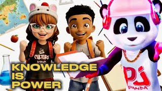 Every Day You Learn More | Knowledge | Pj Panda | Music Kids Love | HipHop Parents Respect