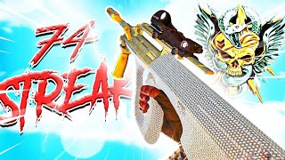 Crazy 74 gunstreak with the aug (cod cold war)