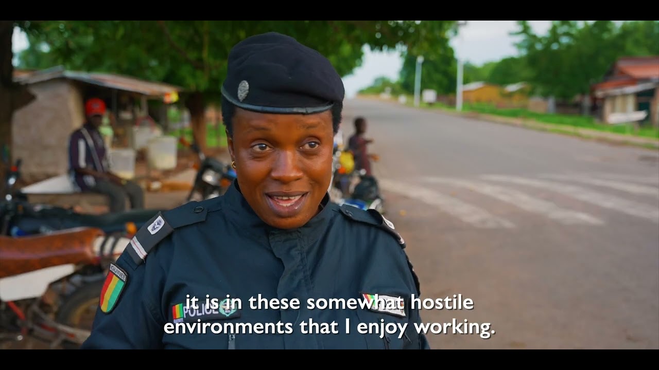 Women police officers on the frontline