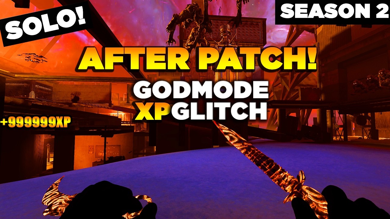 *NEW* BO7 SOLO UNLIMITED XP GODMODE GLITCH (SEASON 2 AFTER PATCH) LEVEL 1000 FAST BO7 ZOMBIES GLITCH