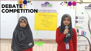 🎤 Debate Competition | Grade 5 | Brainy Stars International Holistic Montessori & School