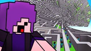 Coloquei 1.000 fãs em um Labirinto IMPOSSÍVEL Minecraft