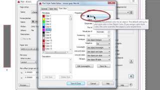 Autocad 2016  Create a CTB Plot Style #63