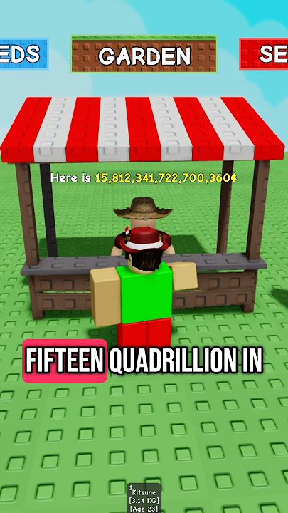 Stealing QUADRILLIONS of scheckels in Grow A Garden #roblox #robloxedit #growagarden #robloxgames
