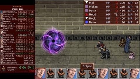 Exit Fate: Shadow Boss Speedrun in 8:17:26 (beaten)