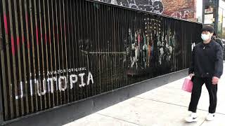 Amazon Prime Video Utopia 3D Lenticular Wall