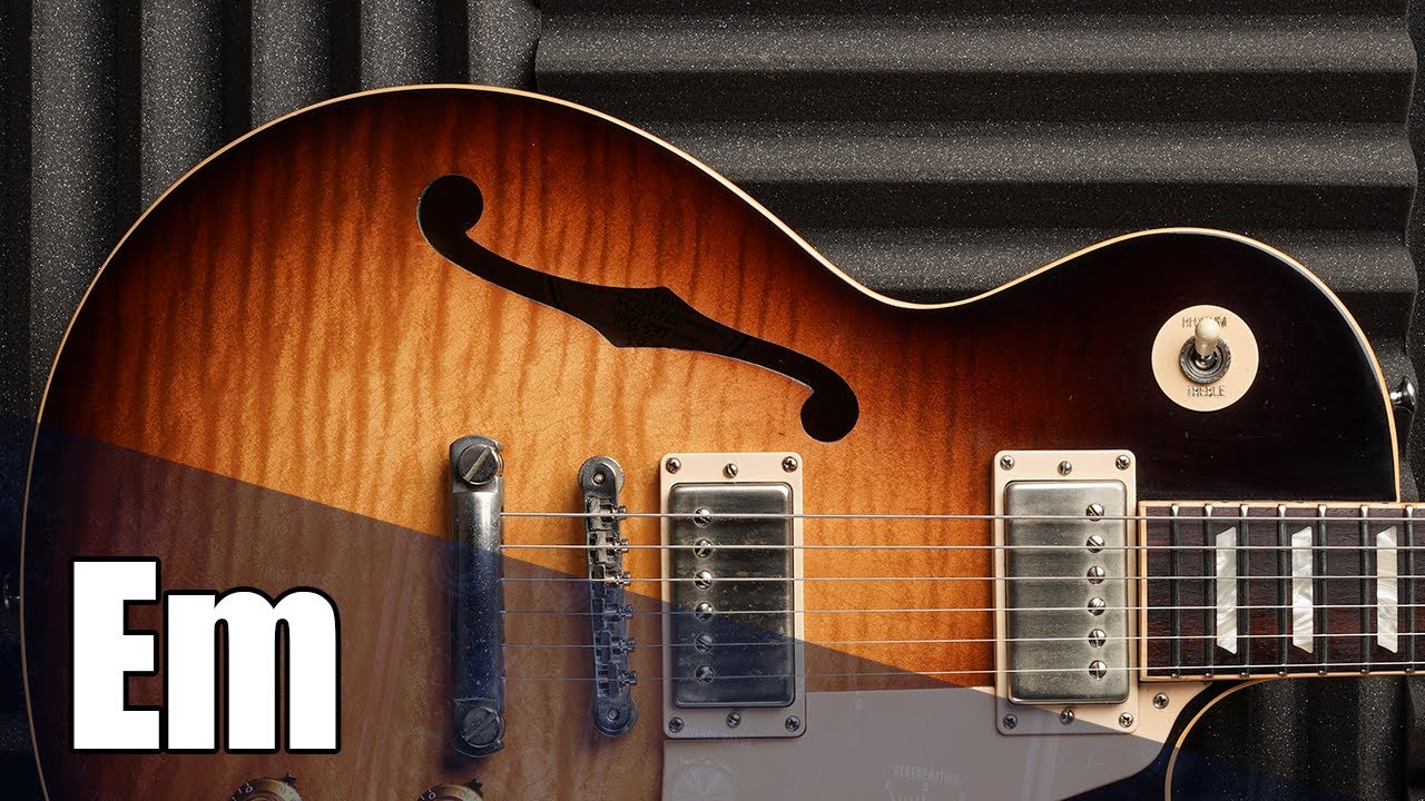 Mellow Acoustic Rock Guitar Backing Track E Minor YouTube