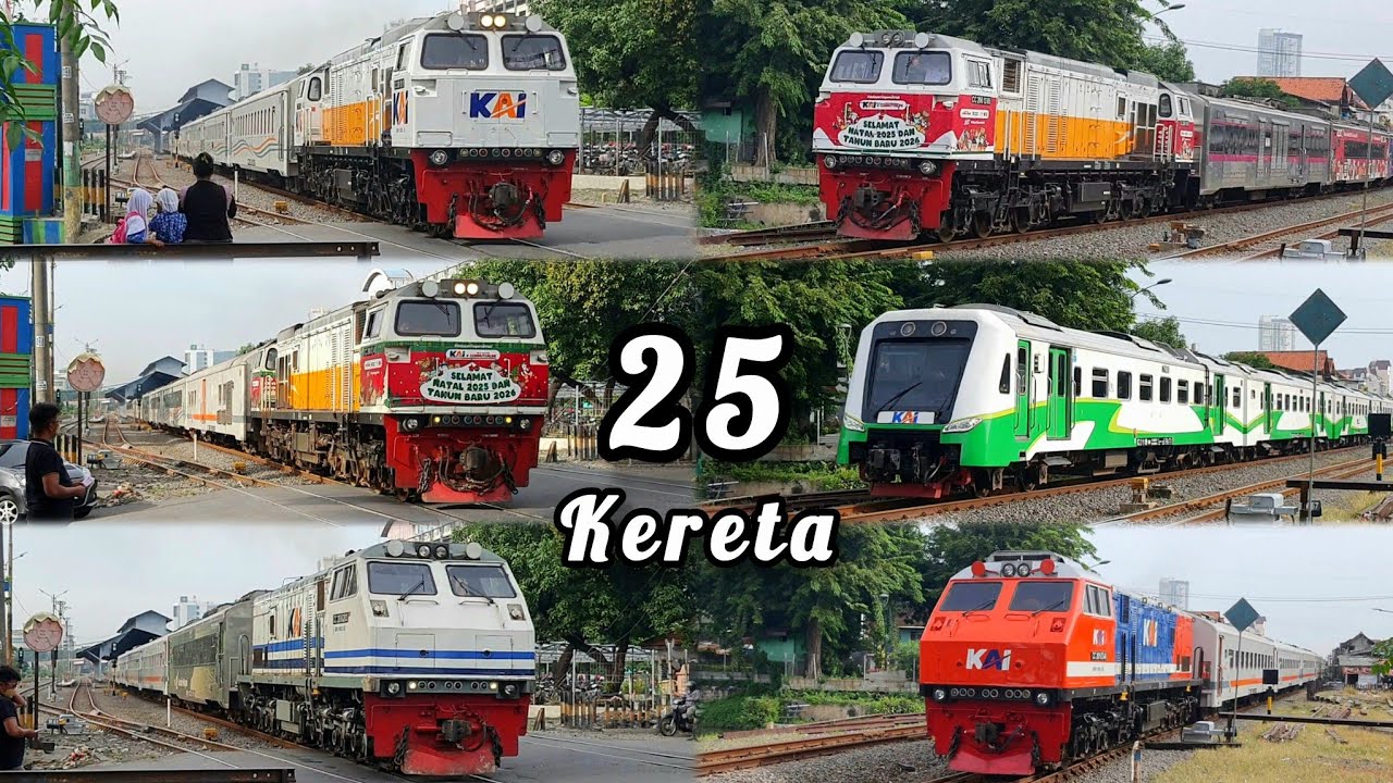 🔥 Pagi Hari Super Padat! Hunting 25 Kereta di JPL 17 Jagir Wonokromo 🚆☀️