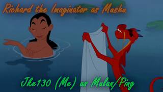 Disneys Mulan Bathing Scene Fandub Collab W Richard The Imaginator