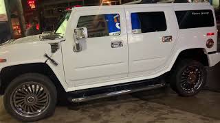 Hummer H2 fitted with 22” Spinner Alloywheels