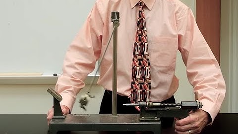 Collisions Demo: Ballistic Pendulum