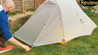 Naturehike Cloud Up 2 UL 10D Golden Tent Erection & Review