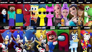 Minecraft Trapper VS Elite Bounty Kpop Demon Hunters in Super Smash Bros Ultimate