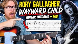 Rory Gallagher – Wayward Child Guitar Tutorial | Intro   TAB