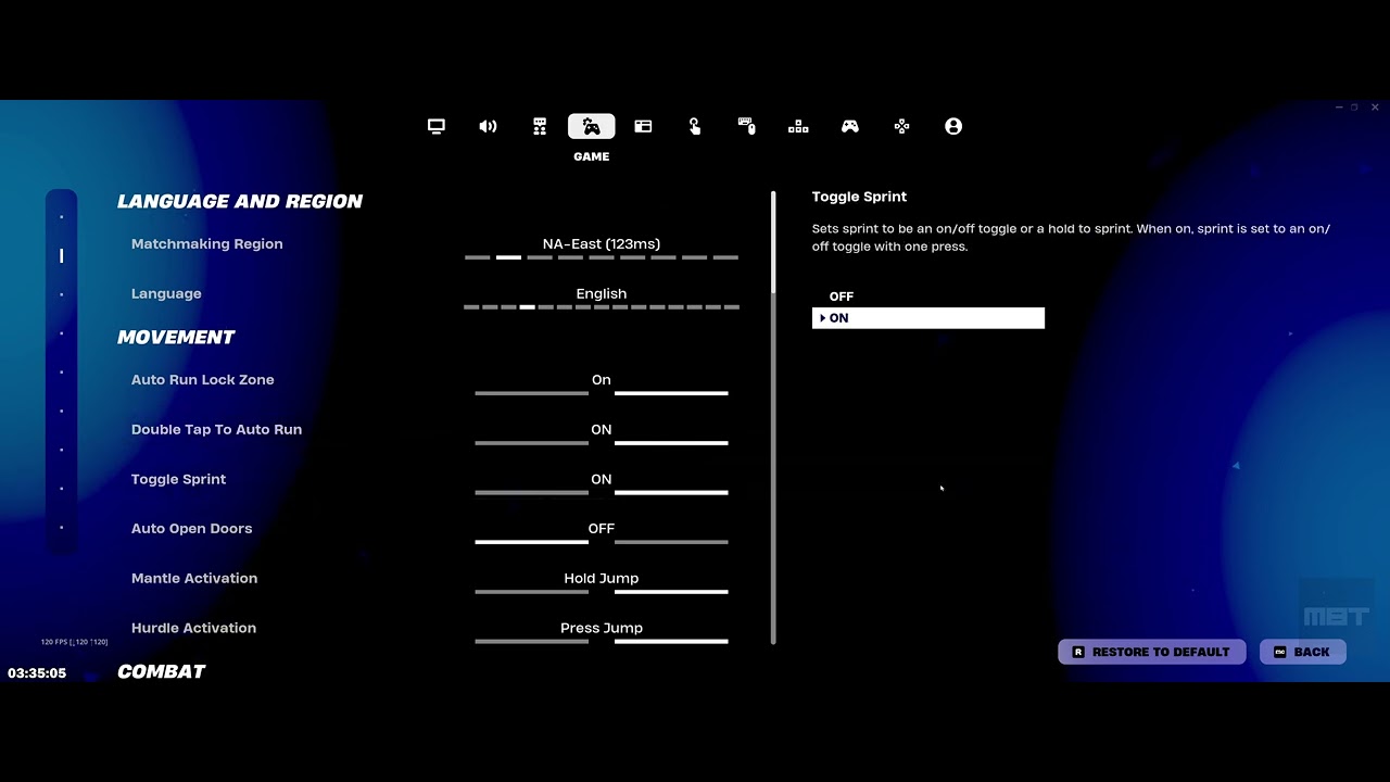 How YOU Can TOGGLE SPRINT in Fortnite? Solution/Tutorial - YouTube