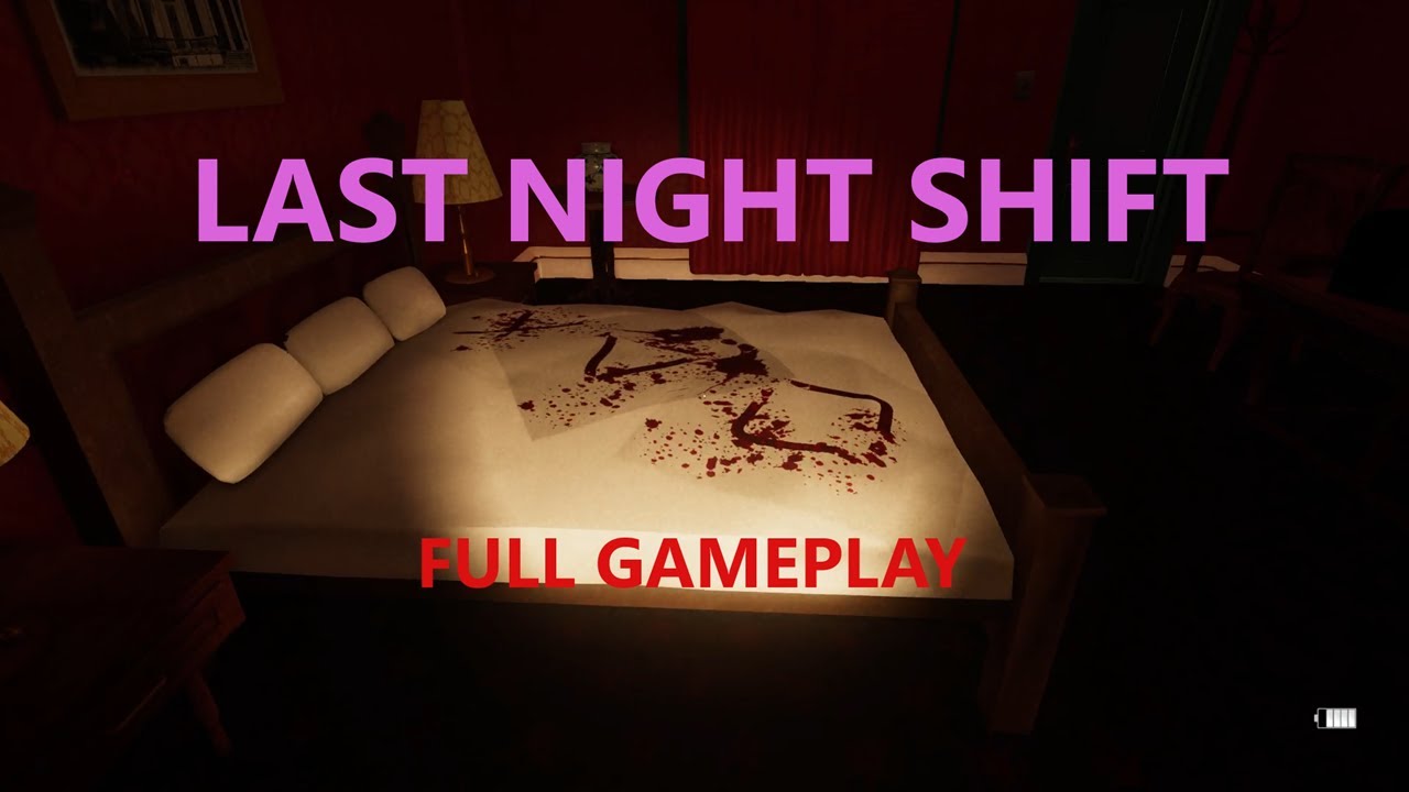 LAST NIGHT SHIFT [FULL GAME] Dealing with a serial killer at a