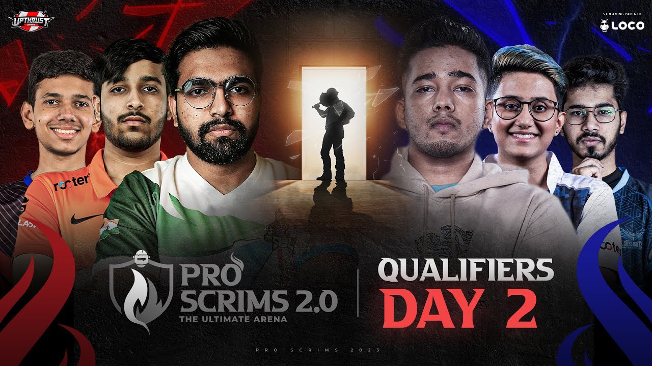 Upthrust Esports Pro Scrims - Ultimate Arena | Day 2 | Ft. SouL , Xspark , Hydra, etc.