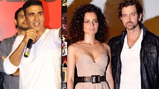 Akshay Kumar's FUNNY Take On Hrithik-Kangana FIGHT