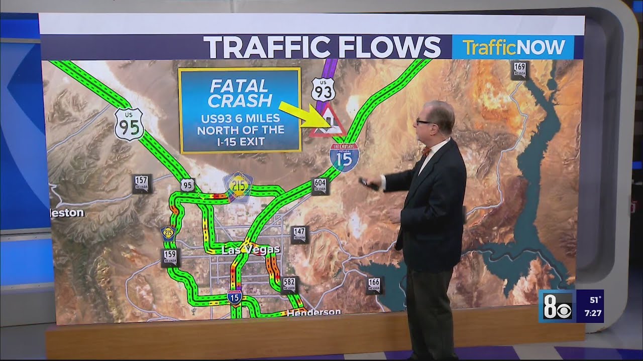 Deadly crash closes US 93, northeast of Las Vegas - YouTube