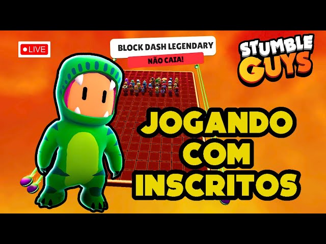 STUMBLE GUYS AO VIVO AGORA JOGANDO COM INSCRITOS ‹ Daniel Play TV › 