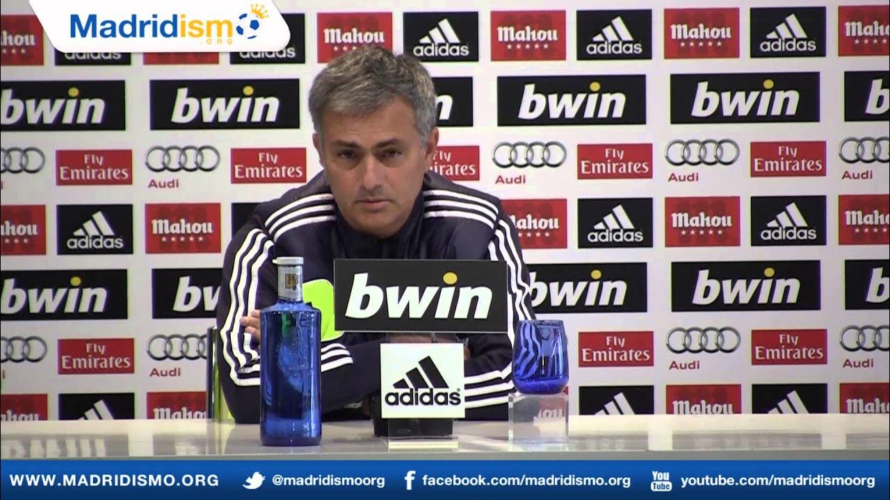 Rueda de prensa de José Mourinho previa Zaragoza (press conference) YouTube